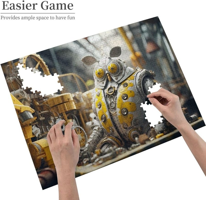 Phayah 500 Pieces Mechanical Moth Jigsaw Puzzle For Adults Home Decor Gift - Image 4